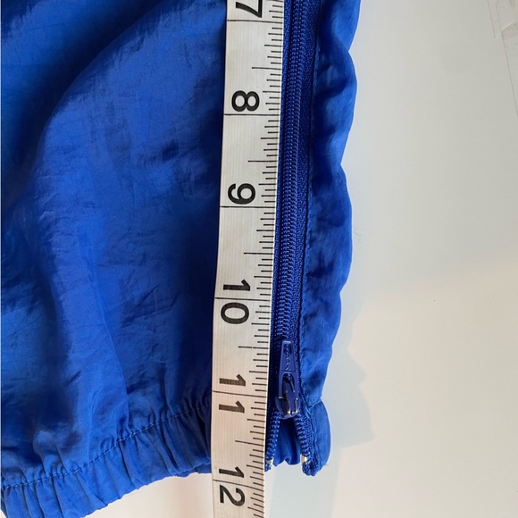 Vintage Nike Nylon Joggers Pants Blue M‎ - Picture 7 of 10